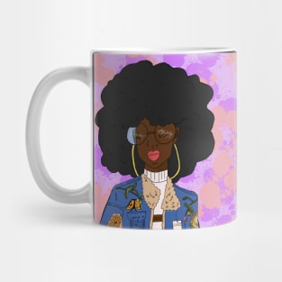 Black girl magic (black afro) Mug